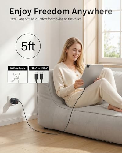 30W USB C Charger Block for iPhone 17 16 15 Pro Max Fast Charging - size: 1 unit