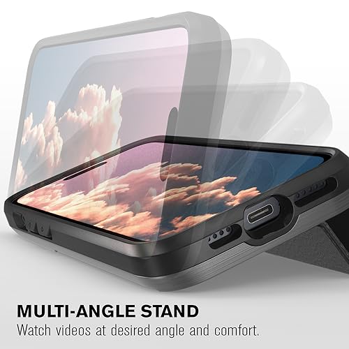 VENA vCommute VN2271VE Personalized Wallet Case for iPhone 15 Plus/14 Plus | Custom Engraved, Customized Name, Leather, Card Holder, Kickstand, Drop Protection, Compatible with iPhone 15 Plus, 14 Plus - color: Text Custom, size: iPhone 15 Plus / 14 Plus