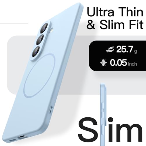 JETech Magnetic Slim Case for Samsung Galaxy S26, Sky Blue - color: Sky Blue, size: Galaxy S26