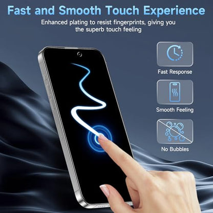 3 Pack Privacy Screen Protector Compatible for iPhone 16 Pro Max - size: 16 Pro Max