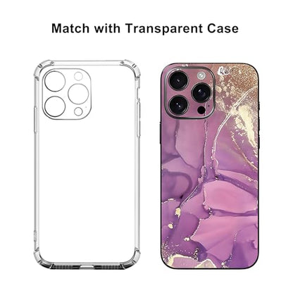 Skin Wrap Compatible with 13/14/15/16/17 Pro Max (Purple, 14 Pro Max) - color: Purple, size: 14 Pro Max