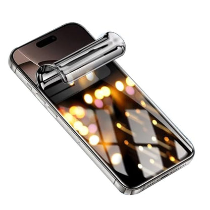 Hydrogel Privacy Screen Protector for iPhone 17 Pro Max Anti Spy Soft TPU Protective Film, 2 Pack (Not Tempered Glass)