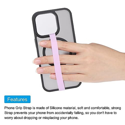 MECCANIXITY Phone Grip Strap Wrist Strap Silicone Cord Mint Green 2Pcs - color: Mint Green