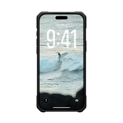URBAN ARMOR GEAR UAG Designed for iPhone 17 Pro Max Case Pathfinder Clear - Compatible with MagSafe Military Grade Protective Cover, Ash/Black - color: Pathfinder Clear - Ash/Black