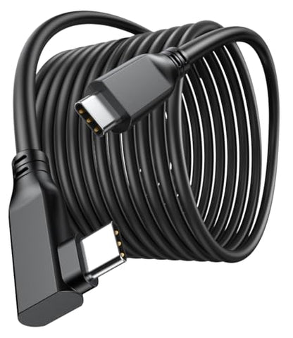 USB C to USB C Cable 20FT - 90 Degree Right Angle , 60W Fast Charging - size: 20FT