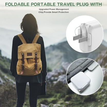 2Pack iPad Charger, Fast Charging 12W USB Wall Charger Block Apple Adapter - size: 2Pack 3FT