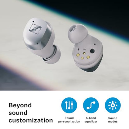 Sennheiser Momentum True Wireless 4 Smart Earbuds, Bluetooth 5.4, Crystal-Clear Sound, Noise Cancelling Earbuds, Comfortable Design, 30-Hour Battery, Adaptive ANC, LE Audio, Auracast – Black Graphite - color: Black Graphite