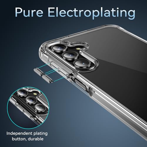 DEERLAMN Clear Phone Case for Samsung Galaxy A57, Transparent Anti-Scratch Non-Yellowing Ultra Slim Fit Shockproof Drop Protection Phone Cover - size: Samsung Galaxy A57