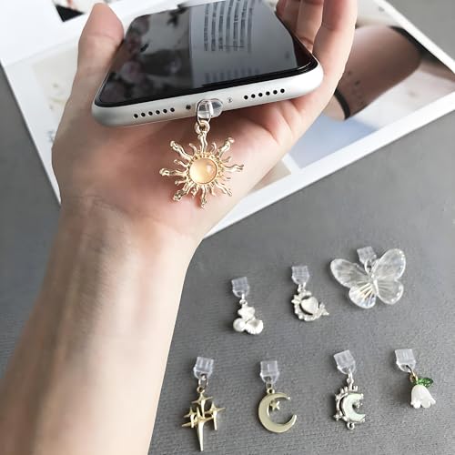 Charms for Kindle E-reader Phone Anti Dust Plug Charm - color: Golden,Silver