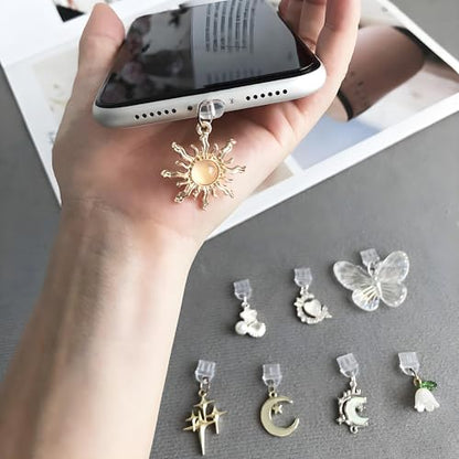 Charms for Kindle E-reader Phone Anti Dust Plug Charm - color: Golden,Silver