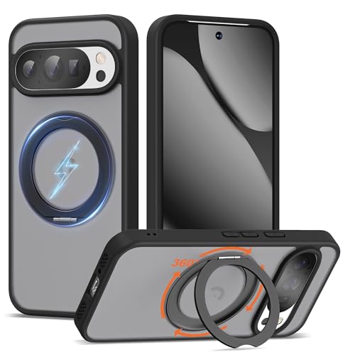 Compatible with Google Pixel 10/10 Pro Case with Stand 6.3",Black - color: Black, size: Google Pixel 10/Pixel 10 Pro