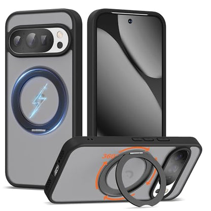 Compatible with Google Pixel 10/10 Pro Case with Stand 6.3",Black - color: Black, size: Google Pixel 10/Pixel 10 Pro