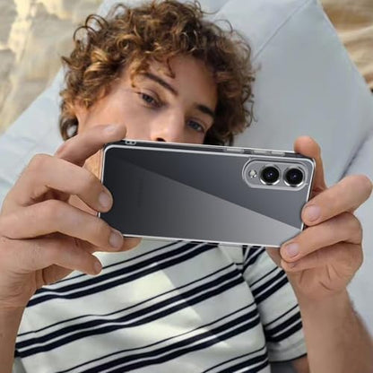 TENOC Phone Case for Samsung Galaxy S25 Edge, Clear Case Anti-Yellowing Protective Bumper Hard Back Cover - color: Clear Anti-Yellowing, size: S25 Edge