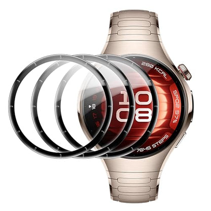 Compatible for Huawei Watch 5 42mm screen protector, Anti-Scratch 3D Full Screen Coverage flim, Case Friendly, HD Ultra, 3 PACK - size: Huawei Watch 5 42mm