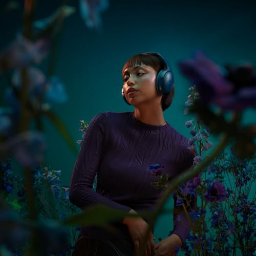 Bose QuietComfort Headphones - Wireless Bluetooth Headphones, Active Over Ear Noise Cancelling and Mic, USB-C Charging, Deep Bass, Up to 24 Hours of Playtime, Twilight Blue - Limited Edition Color - color: Twilight Blue