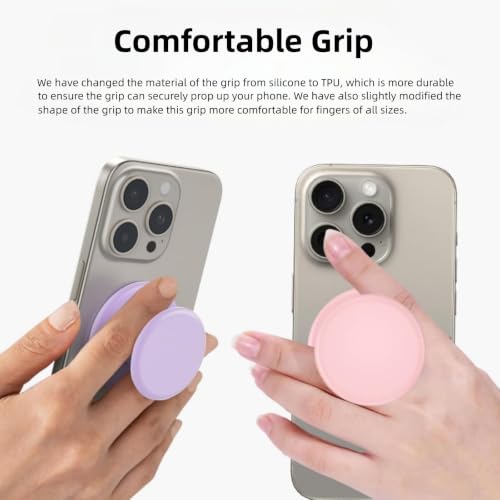 Grippopso for Magsafe Phone Grip, Magnetic Phone Grip Holder, Black
