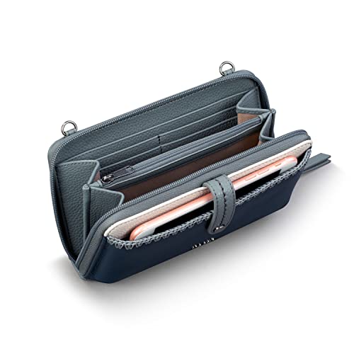 The Sak Iris Smartphone Crossbody Purse - Small Women's Cellphone Bag & Wallet For Everyday- Convertible Wristlet With Zipper | Fits Most Smartphones, Card Slots & Zip Pocket, Detachable Wristlet & Crossbody Straps, Hands-Free for Travel & Errands - color