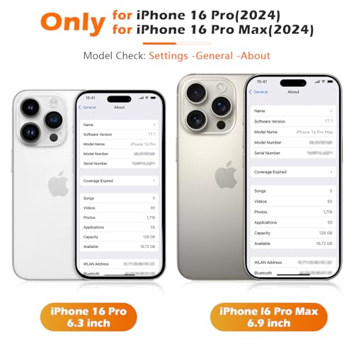 imluckies for iPhone 16 Pro - iPhone 16 Pro Max Camera Lens Protector, AR+AF Tempered Glass, 9H Ultra-Tough Metal Individual Lens Cover, HD Clear Camera Accessories, Case Friendly - Natural Titanium - color: Natural Titanium