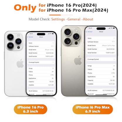 imluckies for iPhone 16 Pro - iPhone 16 Pro Max Camera Lens Protector, AR+AF Tempered Glass, 9H Ultra-Tough Metal Individual Lens Cover, HD Clear Camera Accessories, Case Friendly - Natural Titanium - color: Natural Titanium