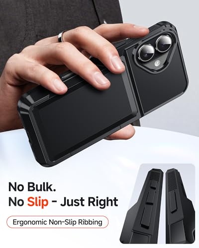 LeYi for iPhone-17 Phone Case Wallet Black: with Credit Card Holder Protective iPhone17 iohone i 17case Covers Women Fundas para Heavy Duty Military Grade Shock Proof Hard Men iPhone17, Black - color: Black, size: iPhone 17 6.3''
