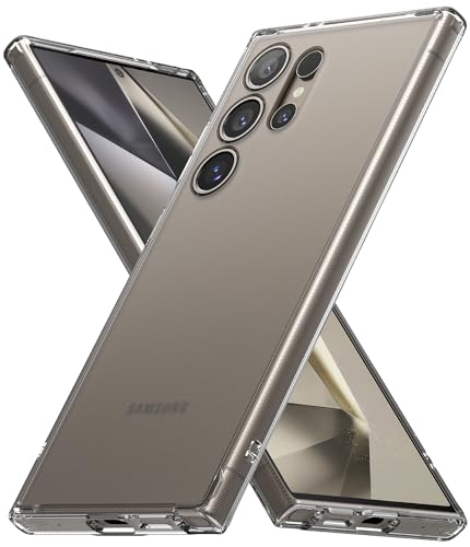 Ringke for Samsung Galaxy S24 Ultra Case [Fusion Matte Clear] | Oil & Dirt Resistant, Anti-Fingerprint Technology Prevents Oily Smudges, Frosted Coating Feels Velvety Soft - size: Galaxy S24 Ultra