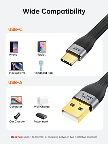 CableCreation USB to USB C Cable 6 inch, USB A to C 2.0 Fast Charging Cord - style: USBA 2.0 to USBC