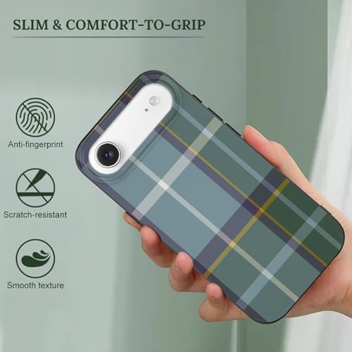 Isle of Man Manx District TartanAnti-Yellowing Soft TPU Phone Case for iPhone 17, Shockproof and Scratch-Resistant Case - color: black-style-215