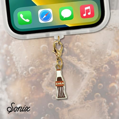 Sonix Dust Plugs - USB C + Lightning Compatible - Enamel Charging Port Charms (3 Pack) - Sweets - Soda, Donut, Cupcake - color: Sweets