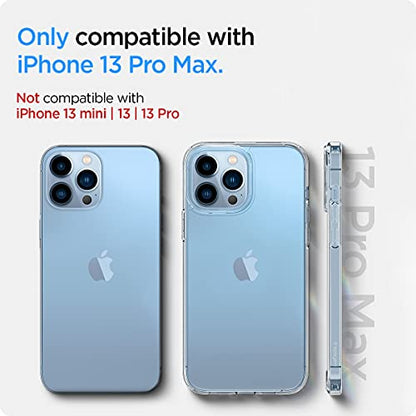 Spigen for iPhone 13 Pro Max Case, Ultra Hybrid [No Magnet Ring][Anti-Yellowing] - Crystal Clear - color: Crystal Clear, size: iPhone 13 Pro Max