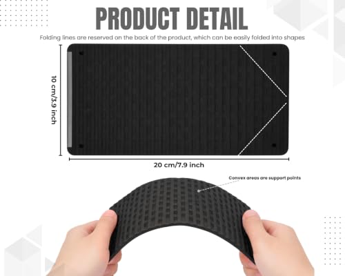 Silicone Phone Holder, 7.9In Flexible Bendable Phone Stand, Black - color: Black