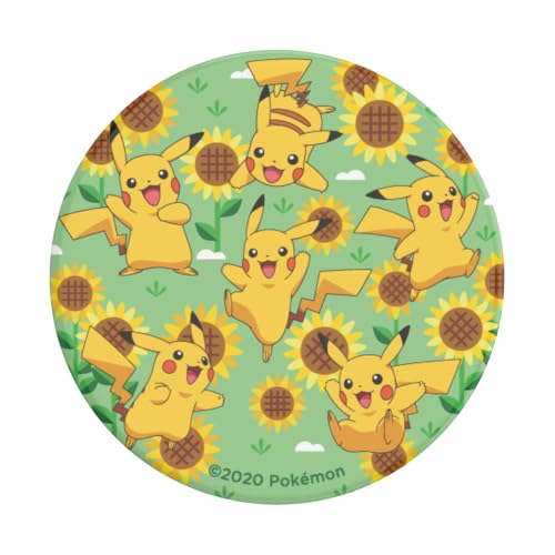 PopSockets Adhesive Phone Grip, Holder, Phone Stand, Pokemon - Pikachu - color: Pikachu Pattern, style: Adhesive
