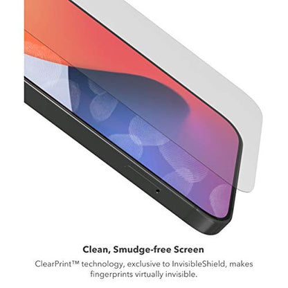 ZAGG Glass Elite VisionGuard+ Screen Protector - iPhone 12 Mini - Impact Protection, Scratch, Fingerprint, Smudge, InvisibleShield, Oil Resistant, Clear - color: Glass Elite VisionGuard, size: iPhone 12 mini