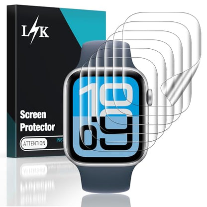 LK LϟK [6 Pack] for Apple Watch SE/Series 6/5/4 Screen Protector 44mm - size: Series SE/6/5/4 44mm Protector