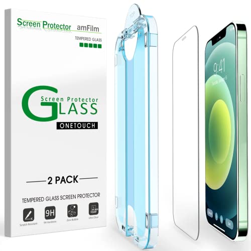 amFiIm OneTouch for iPhone 12 Mini Screen Protector 5.4" Tempered Glass - size: IPH12Mini-5.4"