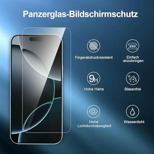 3Pcs with Easy Installation Tool Included Full Cover Screen Protector,for 15 14 13 16 Pro Max 16 Plus HD Tempered Glass
