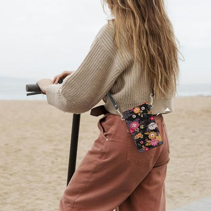 Small Crossbody Bags with Adjustable Shoulder Strap - color: Beautiful Flower