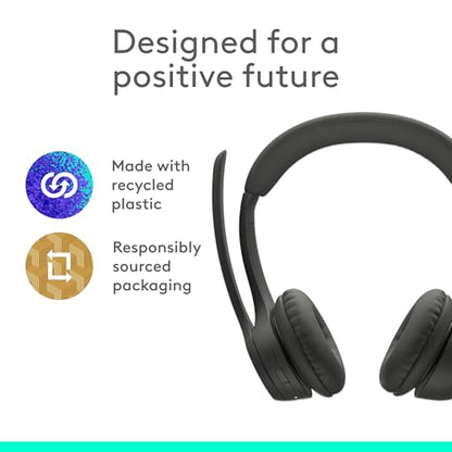Logitech Zone 301 Wireless Bluetooth Headset - Graphite - color: Graphite