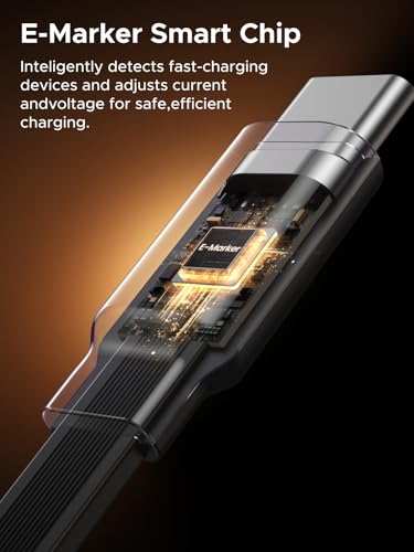 UGREEN 100W Retractable USB C Cable, Fast Charging, Black, 3.3FT - color: Black
