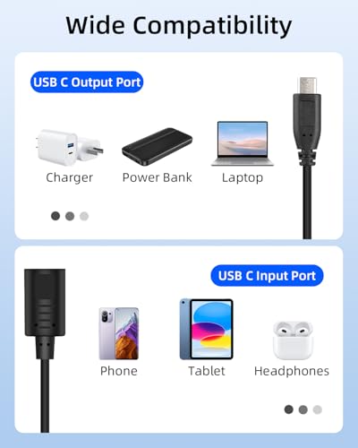 USB C Multi Charging Cable 30cm, 5V/3A USB C Splitter 1 in 3 Out, Type C Splitter Cable Male to 3 Female, Supports Data Sync & Charging for Phones, Tablets, Cameras, Power Banks (2Pack) - style: Type-C male to 3 Type-C female 30cm