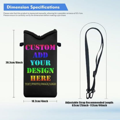 Customized Phone Pouch Mini Crossbody Bag for Women Personalized Phone Bags Custom Samll Cross Body Pouch with Photo/Image/Logo/Text, Mini Satchel for Travel, Beach, Casual - color: 0-customized