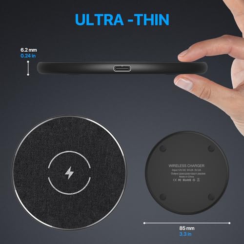 Wireless Charger 30W, 30W Fast Wireless Charging Pad For iPhone 15 14 13 12 11 X 8, Samsung Wireless Charger For Galaxy S24/S23/S22/S21/S20/S10/S9/S8/Note20/10/9/8, Air Pods/Galaxy Buds, Pixel/LG G8 7