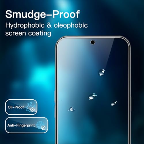 JETech Screen Protector for Nothing Phone 2a/2a Plus, 3-Pack | HD Clear, 9H Tempered Glass Film, Anti-Scratch Glass - size: Nothing Phone 2a/2a Plus