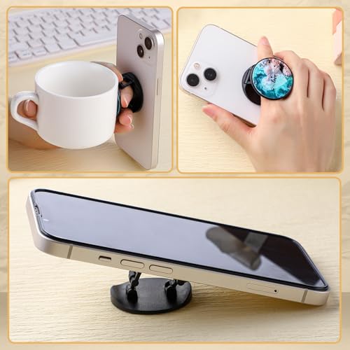 Honoson 9 Pcs Cell Phone Grip Holder Collapsible Holder, Love Style - color: Love Style