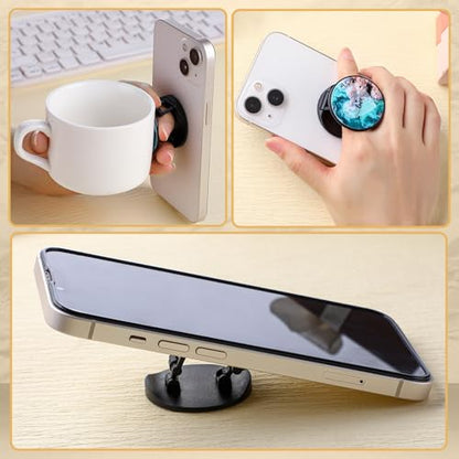 Honoson 9 Pcs Cell Phone Grip Holder Collapsible Holder, Love Style - color: Love Style