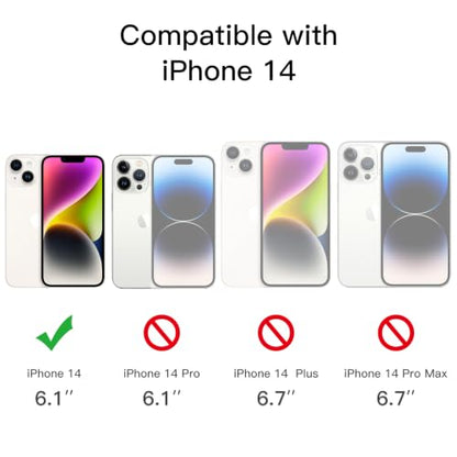 JETech Screen Protector for iPhone 14, 3-Pack - size: iPhone 14