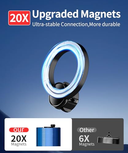 Car Phone Mount for 2021-2024 Ford F-150 Accessories, Magsafe Magnetic Clip - size: for 2021 2022 2023 2024 Ford F-150