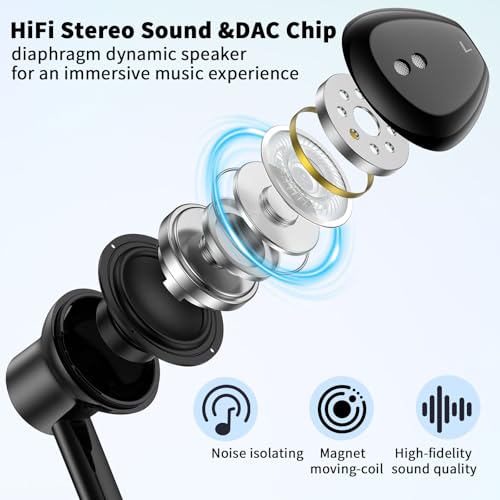USB C Earbuds Wired Headphone for iPhone 18 Pro Max 17 16 17e,Black - color: Black