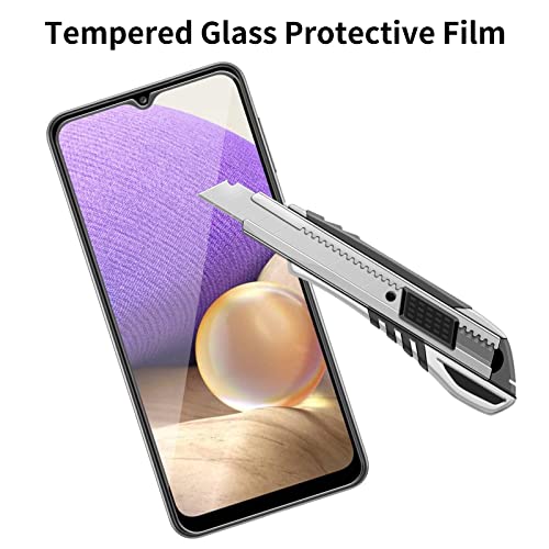 8 Pack Glass Screen Protector Compatible for Samsung Galaxy A32 5G [Not for A32 4G][9H Hardness]-HD Screen Tempered Glass,[Case Friendly] SM-A326 A326U A326U1 A326T A326W - size: Galaxy A32 5g (Pack of 2)