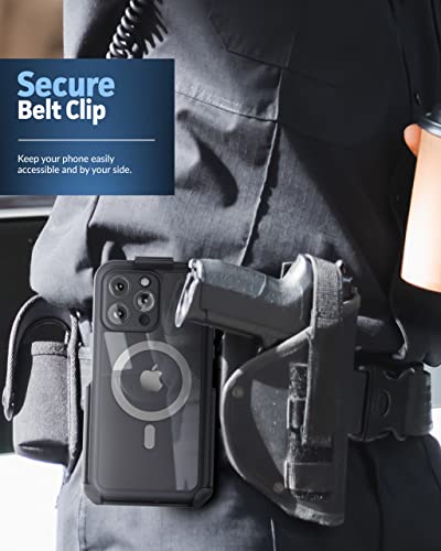 Encased Waterproof Case for iPhone 14 PRO with Belt Clip Holster (Compatible with MagSafe) - size: iPhone 14 Pro