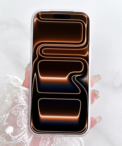 Qokey Compatible for iPhone 17 Pro Max Case, Cute Stripes Aesthetics Phone Cover, Glossy Soft TPU Slim Lightweight Fashion Shockproof Case for Women, Pink and White - color: Pink and White Stripes